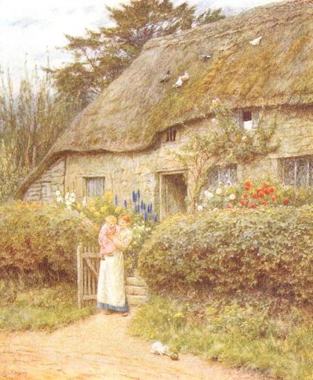 At a Cottage Gate, Dorset