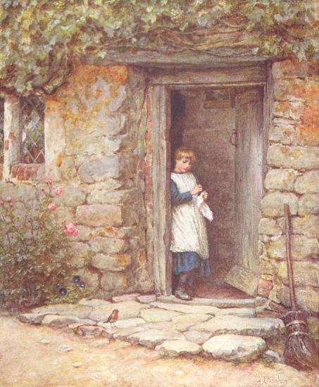 Cottage Door, Park Lane, near Witley