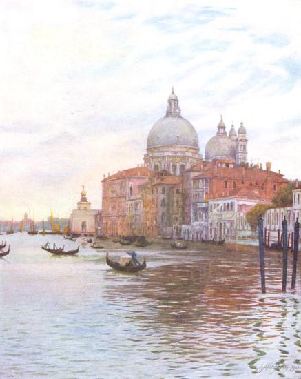 The Church of Sta. Maria della Salute, Venice